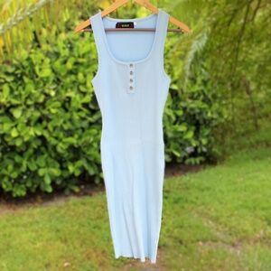 Baby Blue Body-con Dress